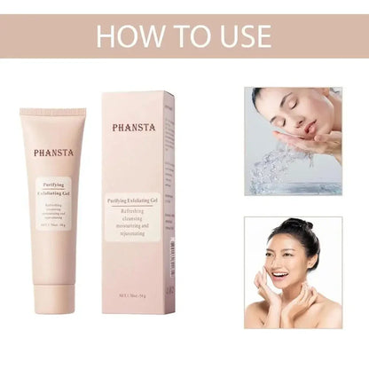 💧 Gel Exfoliant Purifiant – Nettoyant Visage Doux & Hydratant