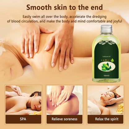 💆‍♀️ Huile de Massage Sensuelle 130ml – Détente & Plaisir Naturel