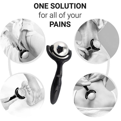🌀 Balle de Massage à Roulettes – Soulagement des Muscles & Tensions